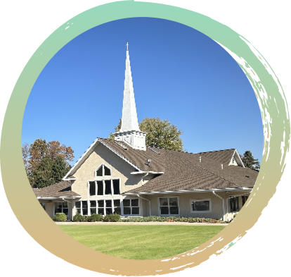 The front of Advent Lutheran church