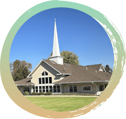 The front of Advent Lutheran church